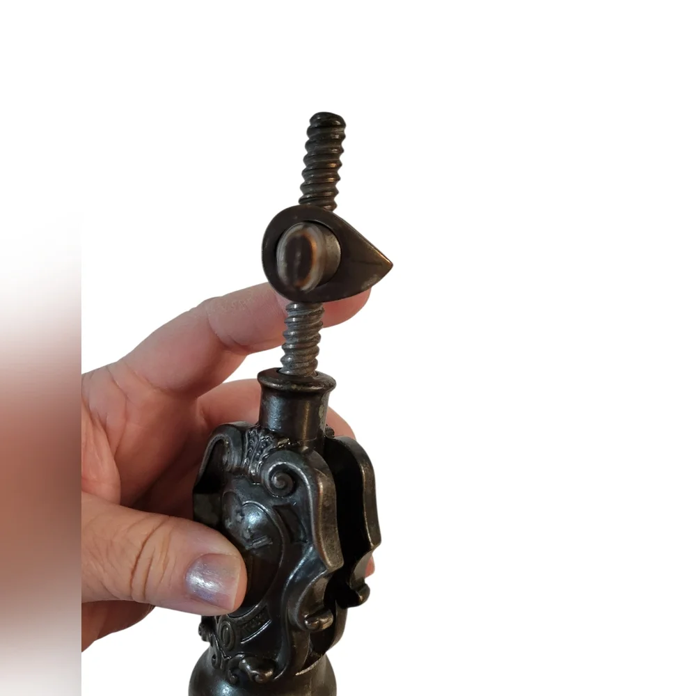Vintage Fattoria Picedo Vini Pregiati Corkscrew Bronze Made In Italy